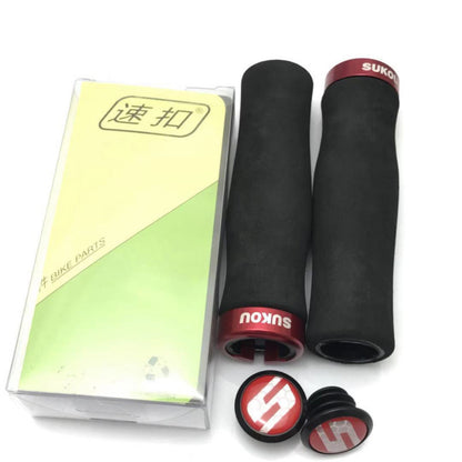 Speed Buckle Mountain Bike Bicycle Grip Cover Comfortable Sponge Dead Fly Silicone Cover Bicycle Accessories Equipped With Non-Slip Grip Cover