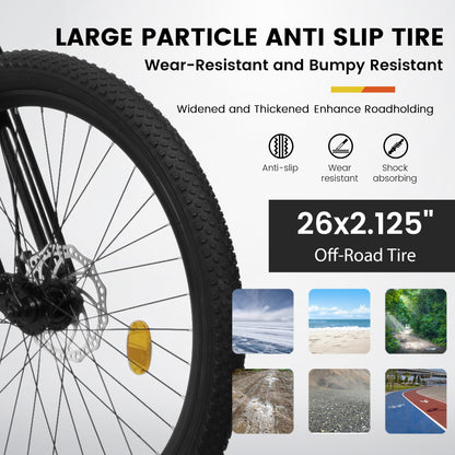 Bicycle A26336-BLACK-ORANGE-JXN