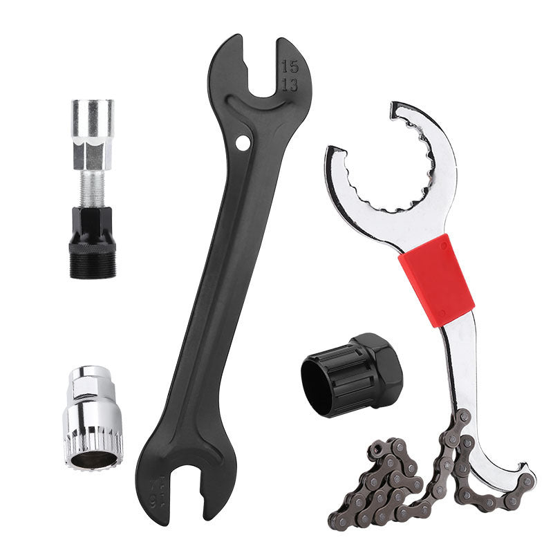 Bicycle Repair Tools Suit Mountain Bike Repair Chain-cutting Device