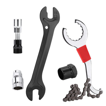 Bicycle Repair Tools Suit Mountain Bike Repair Chain-cutting Device