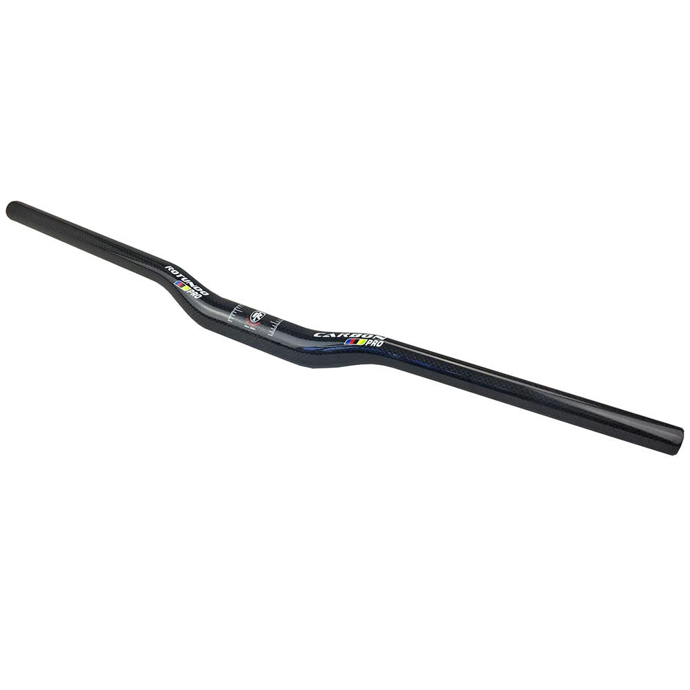 3k grid carbon fabric bicycle straight handle