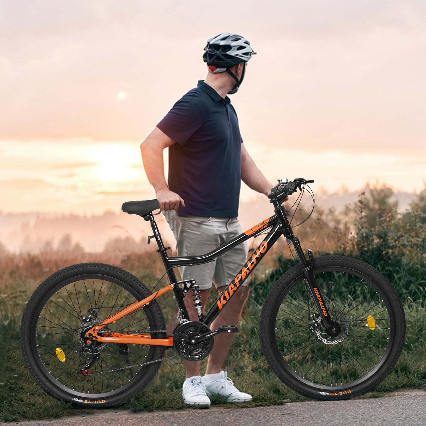 Bicycle A26336-BLACK-ORANGE-JXN